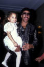 A young Nicole Richie is looking tres cute out and about with her dad, Lionel, back in 1985.