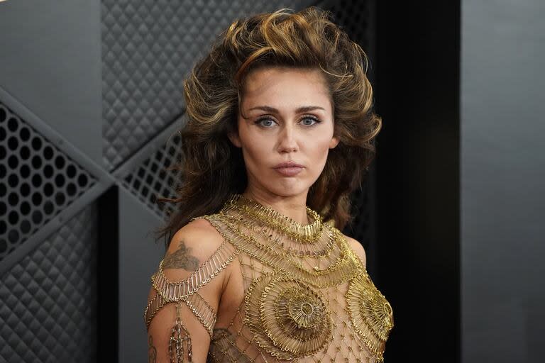 Miley Cyrus en la última edición de los Premios Grammy