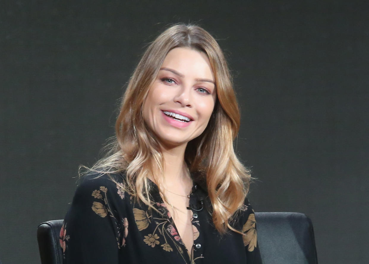 PASADENA, CA - JANUARY 15:  Actress Lauren German speaks onstage during the 