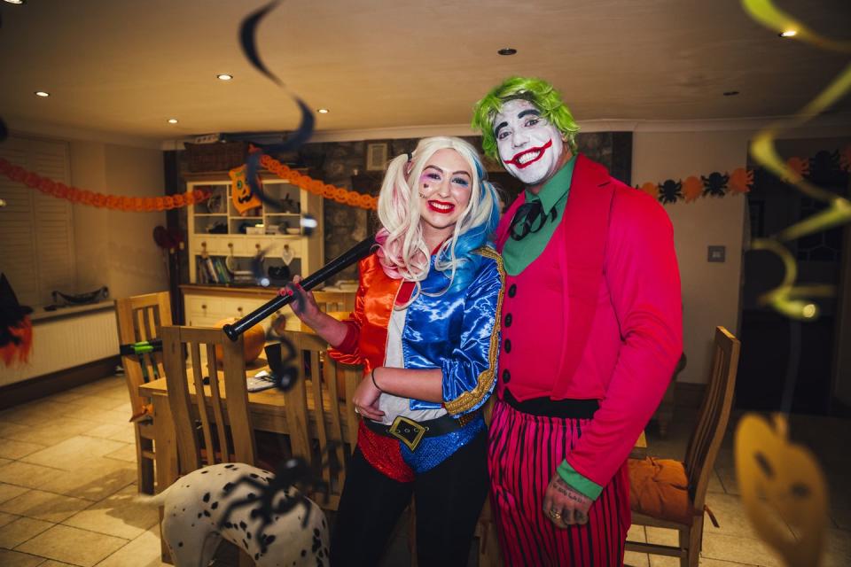 Harley Quinn and The Joker Halloween Costume