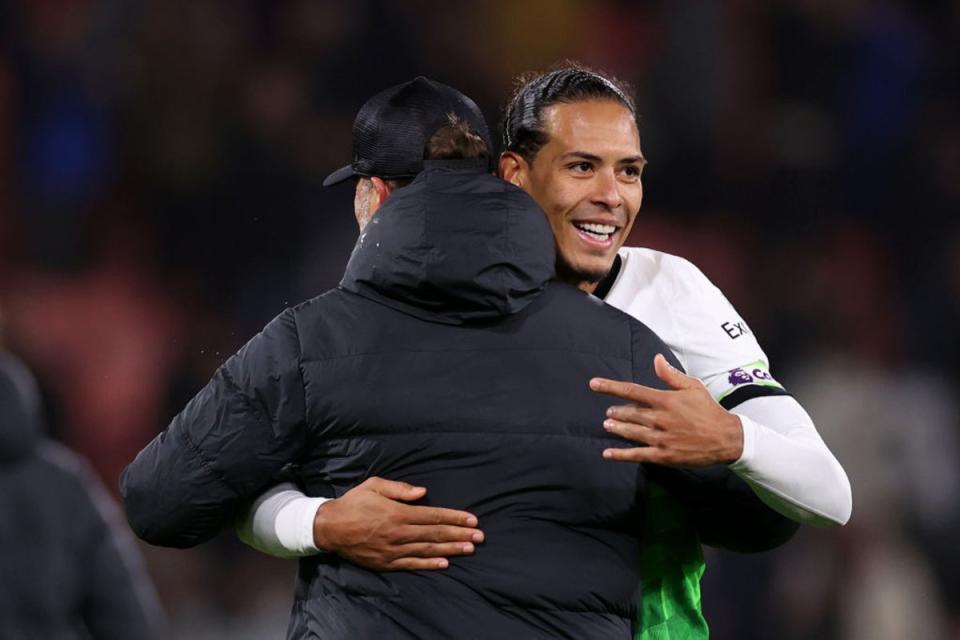 Van Dijk became Liverpool’s record signing and then club captain under Klopp (Getty Images)