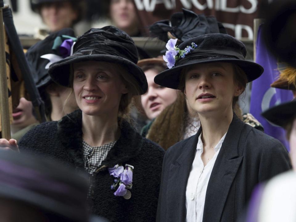 Anne-Marie Duff and Carey Mulligan in ‘Suffragette' (Steffan Hill/Focus Features/Kobal/Shutterstock)