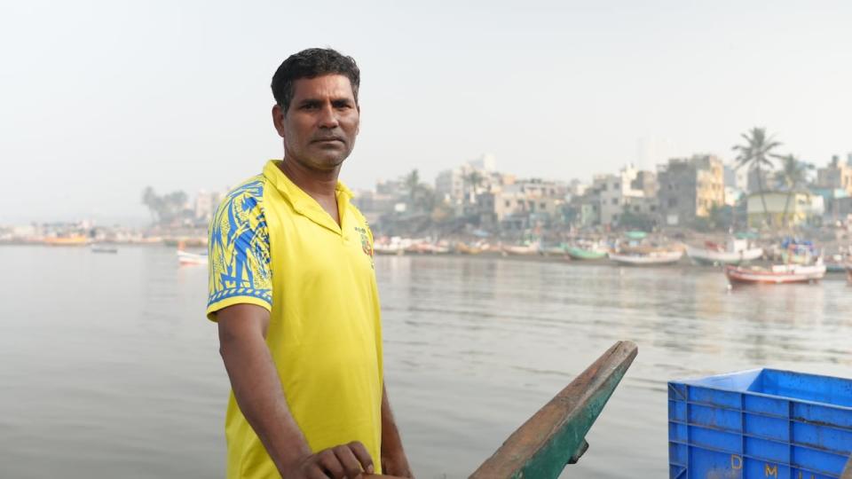 Jitendra Koli, whose boat was destroyed in the last major cyclone that hit Mumbai, says living with the fear of what extreme weather conditions will come from the warming Arabian Sea is difficult for his fishing community.