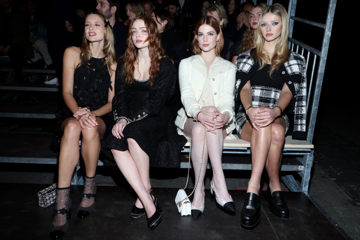 Apple Martin sits front row at Chanel fashion show in Paris (Getty Images)