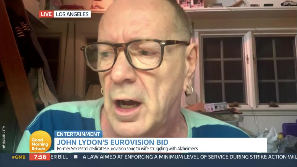 John Lydon Emotional About Eurovision Bid For Wife Nora