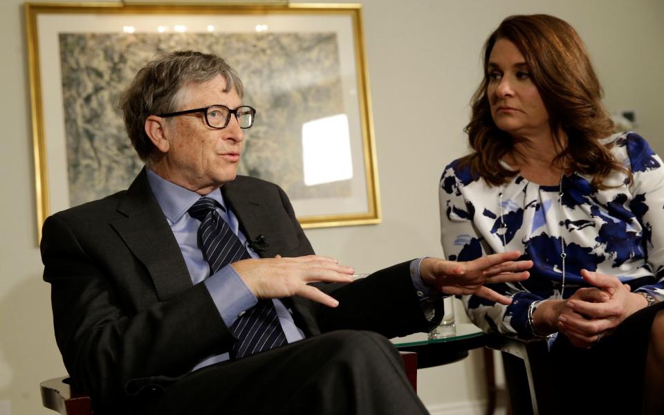 Bill and Melinda Gates - Seth Wenig /AP