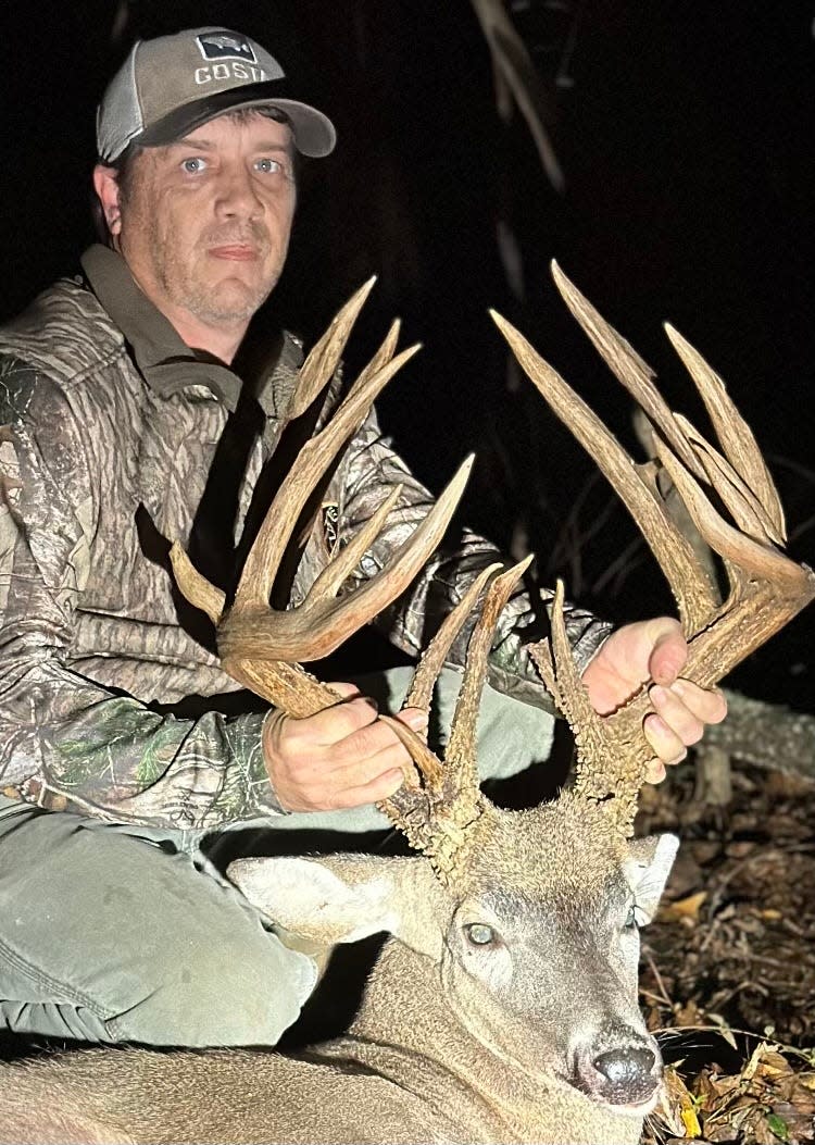 Treyce Felter of McComb harvested a buck that unofficially gross-scored over 220 inches and it may be a new Mississippi state record.