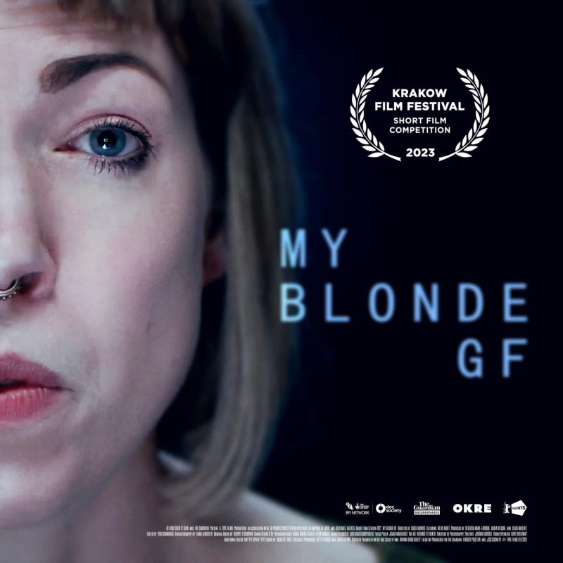 英國紀錄片《我的金髮女友》（My Blonde GF）講述英國作家海倫‧莫特（Helen Mort）因deepfake色情受害的故事。（取自Tyke Films臉書）