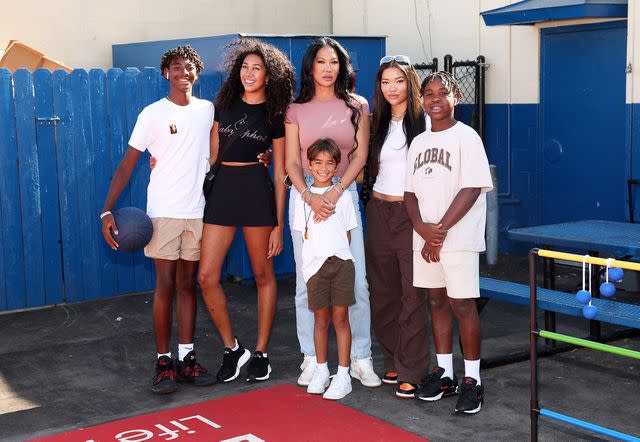 Jesse Grant/Getty Kimora Lee Simmons with her children