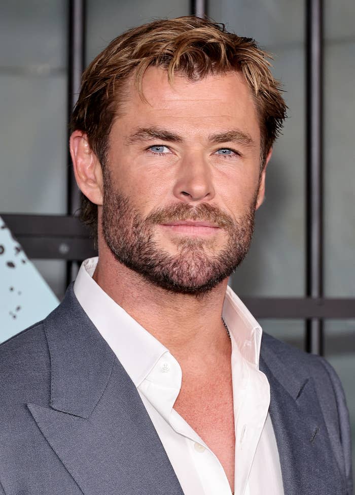 Chris Hemsworth attends the Netflix's "Extraction 2" New York premiere.