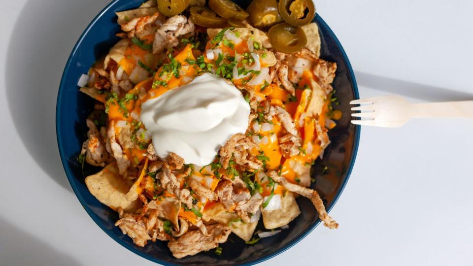 nachos in a bowl