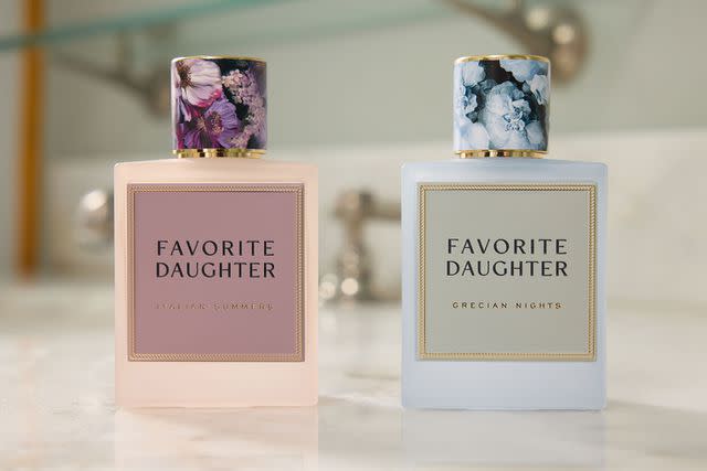 <p>courtesy Erin/Sara Foster</p> Favorite Daughter's new clean fragrances, Italian Summers and Grecian Nights, available now.