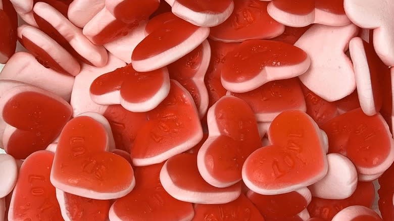 gelehjartan candies close up 