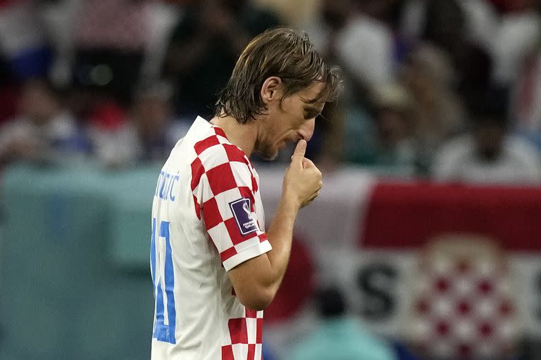 El volante croata Luka Modric fue reemplazado en suplementario producto del cansancio