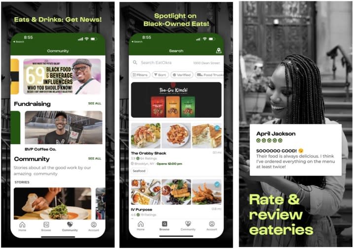 EatOkra app.