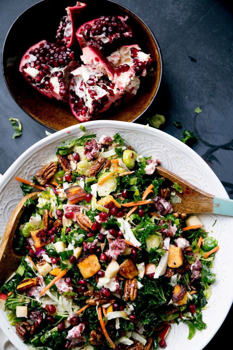 Pomegranate and Butternut Squash Winter Salad