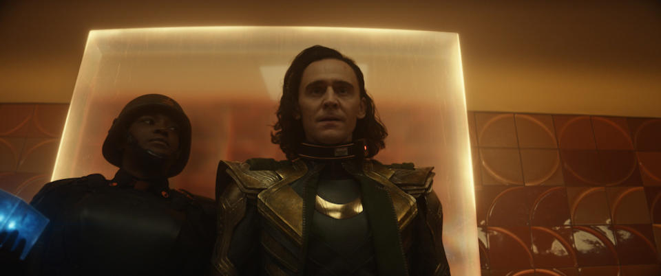 Loki (Tom Hiddleston) in Loki. (Disney+)