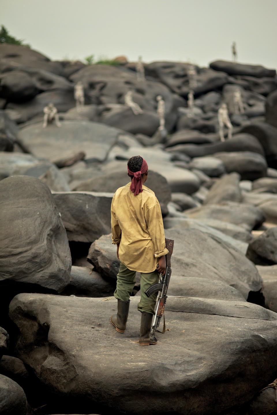 In this image released by the Tribeca Film Festival, Rachel Mwanza is shown in a scene from "War Witch," a film being featured at the Tribeca Film Festival, running April 18 thru April 29, 2012 in New York. (AP Photo/Tribeca Film Festival)