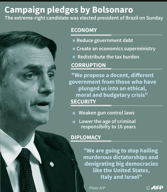 Bolsonaro's campaign pledges