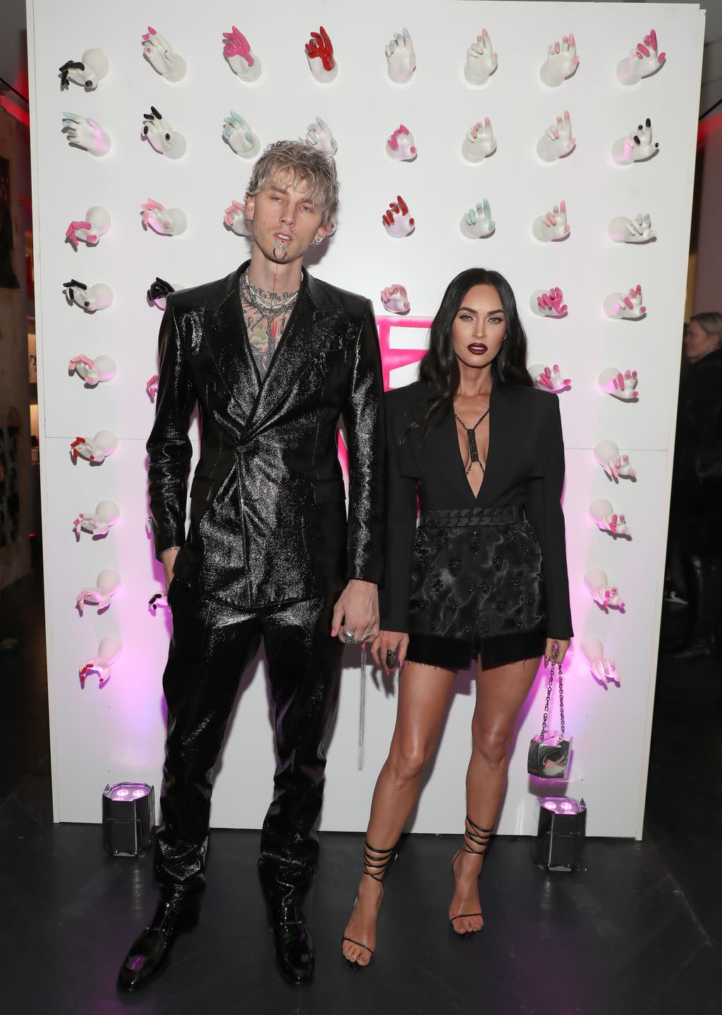 west hollywood, california december 04 megan fox and machine gun kelly attend machine gun kelly's undn laqr launch event on december 04, 2021 in west hollywood, california photo by jerritt clarkgetty images for machine gun kelly's undn laqr