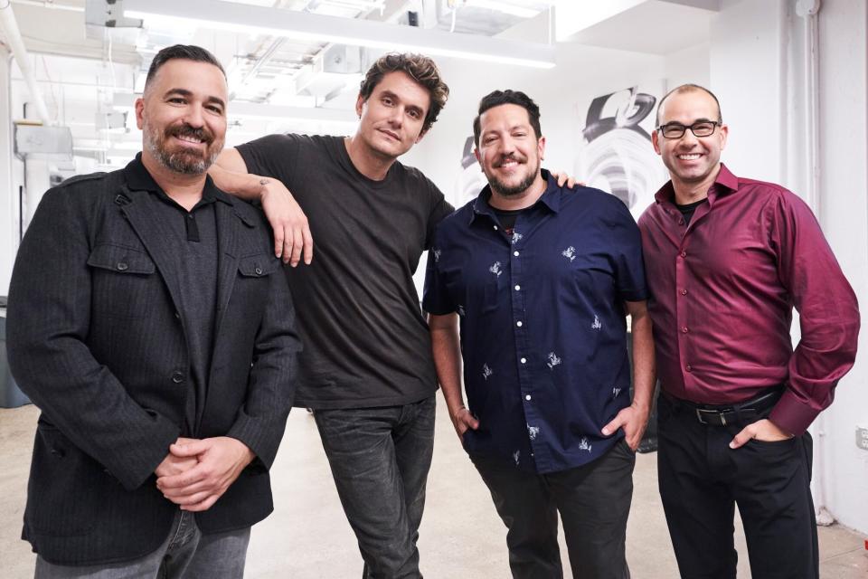 1265632 Impractical Jokers S10 - JM John Mayer records with the Impractical Jokers.