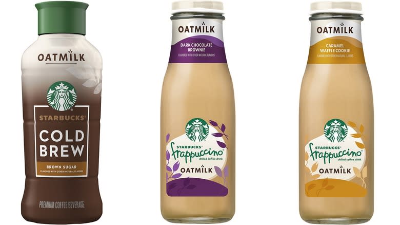 Oat Milk Starbucks RTD beverages