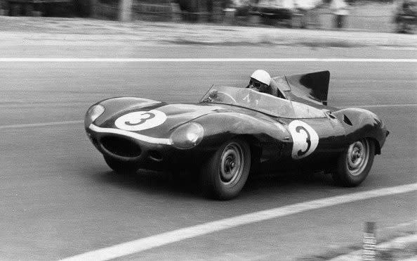 The fading memory of Ecurie Ecosse remains one of Britain's finest contributions to motorsport and Le Mans, which their D-Type won in 1957 (pictured)  - Heritage Images 