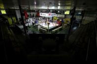 Muaythai boxers return to fight for the first time after temporary suspend due to the spread of the coronavirus disease (COVID-19) in Thailand