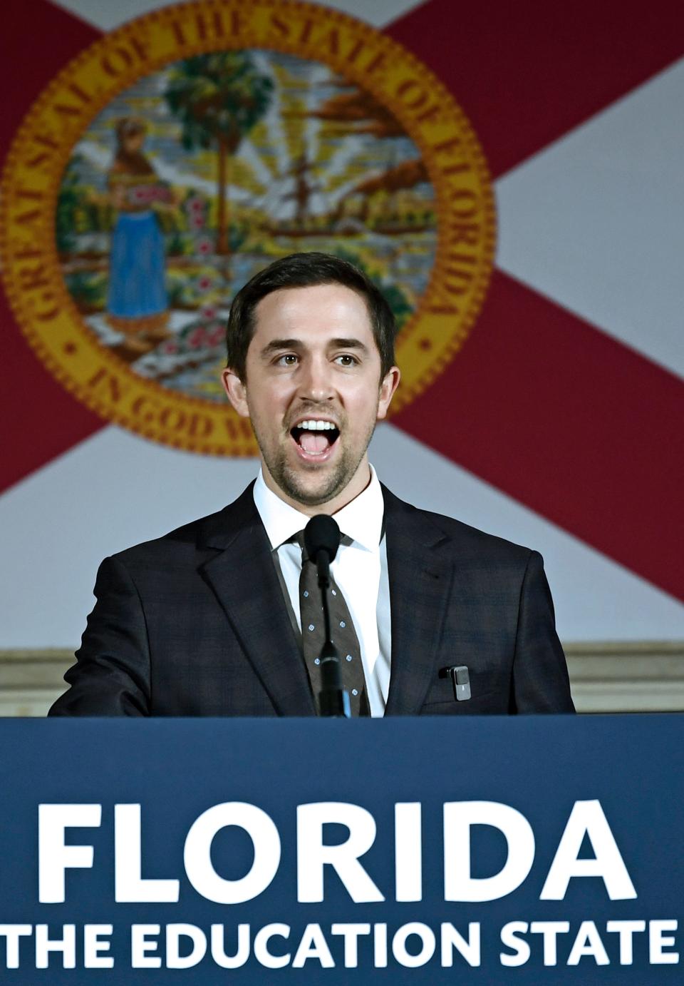 New College of Florida Board Trustee Christopher Rufo, a conservative activist, has frequently mocked, taunted and trolled opponents of the school's transformation into a right-leaning school. Shortly after a May 2023 campus protest by New College students, Rufo pressed charges against a New College student who appeared to spit on him, but later dropped them when the student agreed to leave the school.