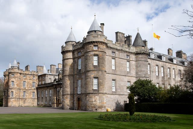 <p>Lesley Martin-WPA Pool/Getty</p> Palace of Holyroodhouse