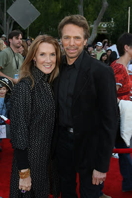 Jerry Bruckheimer and wife Linda at the Disneyland premiere of Walt Disney Pictures' Pirates of the Caribbean: At World's End