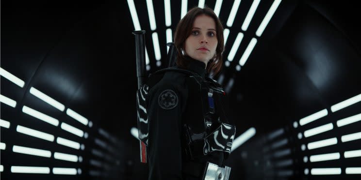 Felicity Jones in Rogue One [Image via Lucasfilm]