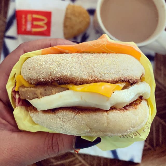7) Top tier: Sausage & Egg McMuffin, 24.8% of the votes