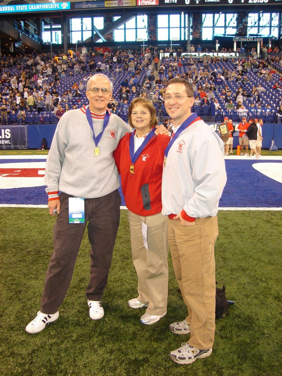 Marion Vruggink at the 2009 Class 3A state championship.