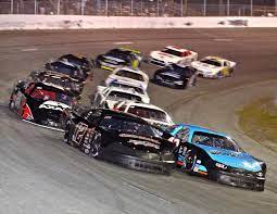 New Smyrna Speedway's corners are banked at 18 and 20 degrees.