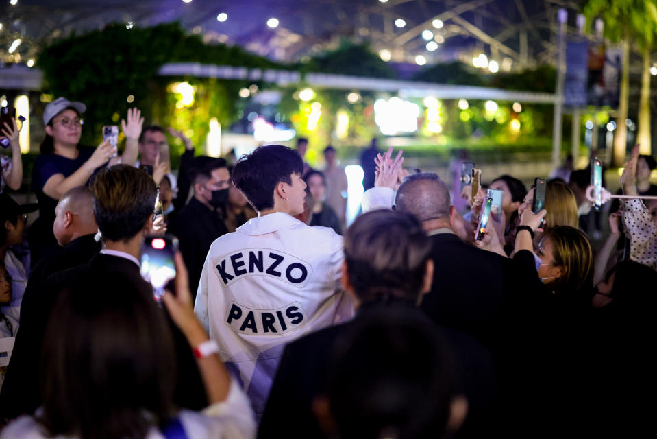 Off Jumpol at Kenzo Varsity Jungle Regional Event in Singapore. (PHOTO: Kenzo)