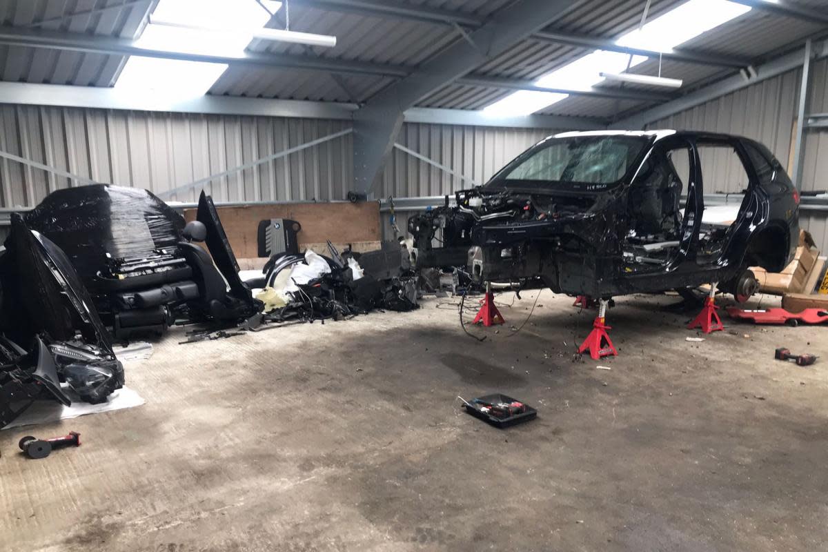 IN PHOTOS: Chop shop with stolen cars and bikes uncovered in south Essex <i>(Image: Essex Police)</i>