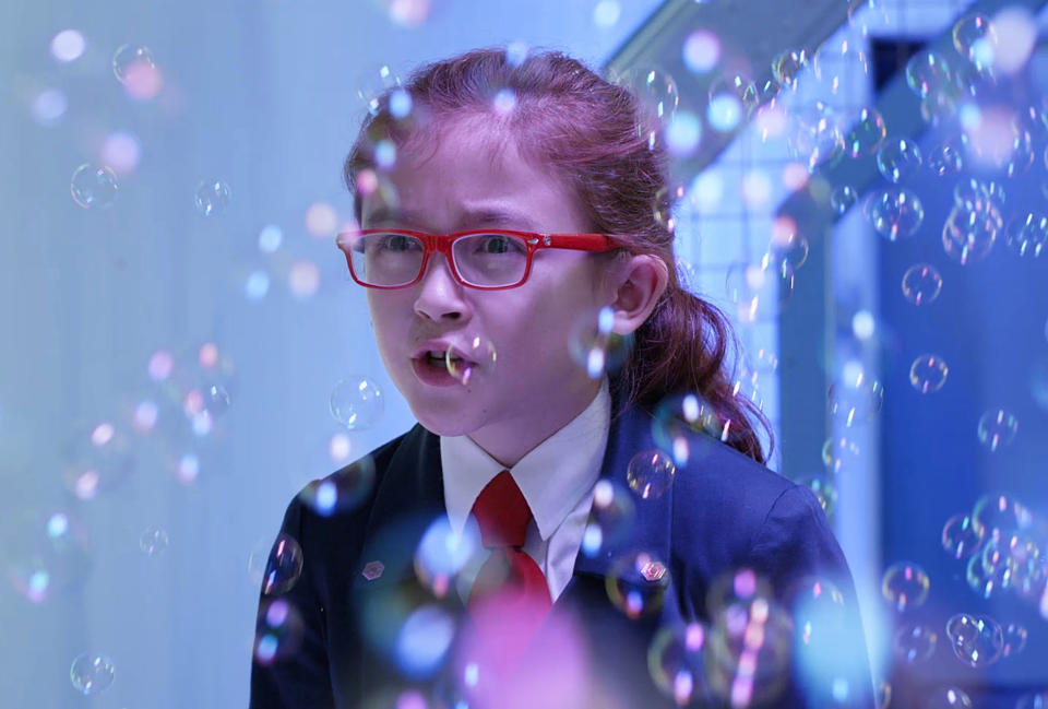 Anna Cathcart playing the character Agent Olympia on Odd Squad. (PBS Kids)