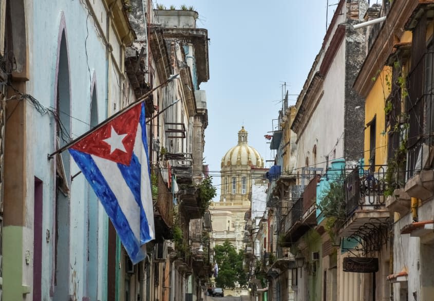 A street in Havana, Cuba. 