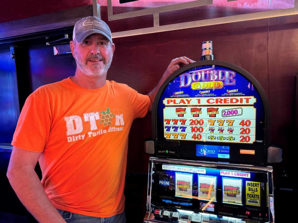 Gregory spent Thanksgiving at IP Casino Biloxi, and came away with a $100,000 jackpot.