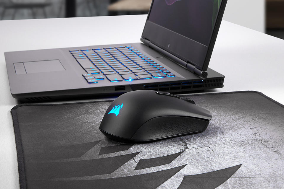 You don't have to shop Logitech if you want a lag-free gaming mouse. Corsair