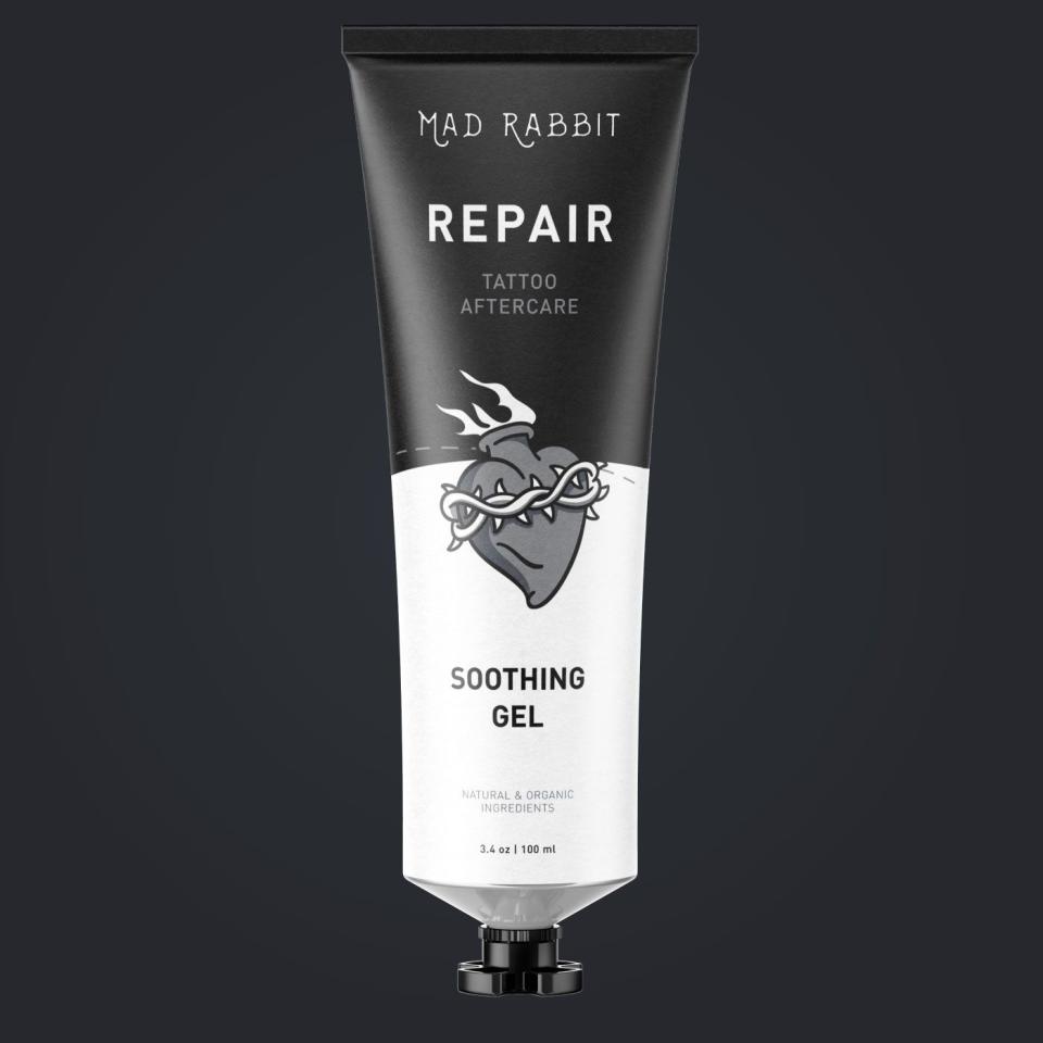 <p><a href="https://www.madrabbittattoo.com/products/soothing-gel" rel="nofollow noopener" target="_blank" data-ylk="slk:Shop Now;elm:context_link;itc:0;sec:content-canvas" class="link ">Shop Now</a></p><p>Soothing Gel</p><p>$23.00</p><p>madrabbittattoo.com</p>