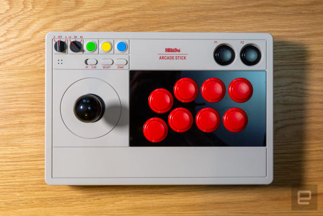 8BitDo's second arcade stick is moddable, stylish and versatile