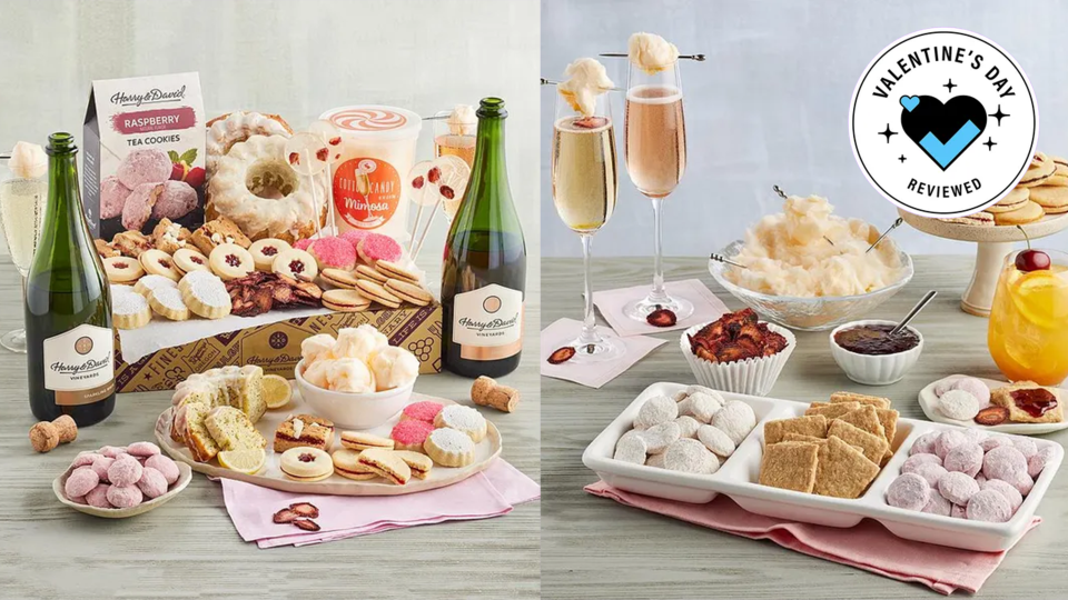 Best wine gift baskets for Valentine’s Day: Sweets and Sparkling Wine Bar