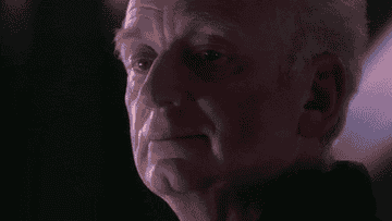 Palpatine looking pensive