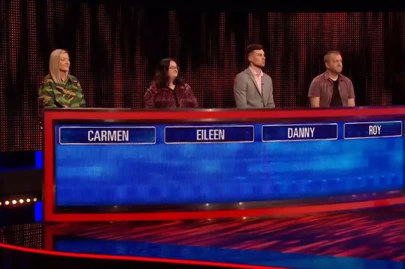 Carmen, Eileen, Danny, and Roy on The Chase