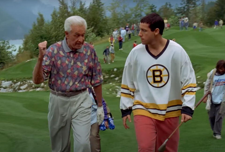 Bob Barker and Adam Sandler in 'Happy Gilmore' <p>Universal Pictures</p>