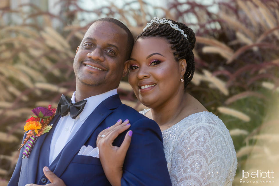 "April and Nate shared a perfect fall-themed wedding at the Dominion Club in Richmond, Virginia." --&nbsp;<i>Nick Tettey</i>