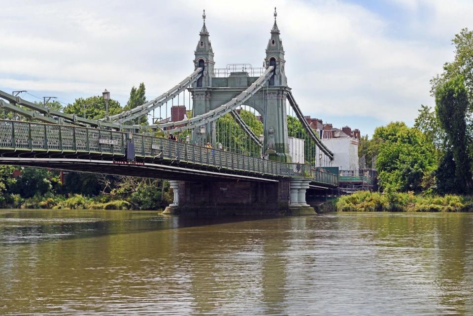 Hammersmith Bridge is for pedestrians and cyclists (Daniel Lynch)