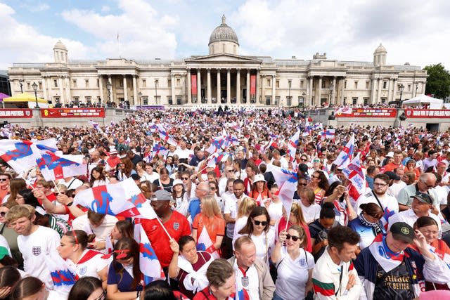 England’s Euro 2022 success – Trafalgar Square